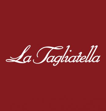 La Tagiatella logo on red background