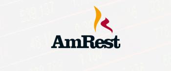 AmRest logo on background