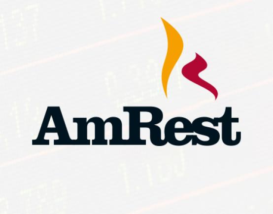 AmRest logo on background